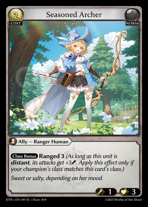 DTR-091 Seasoned Archer (Common)
