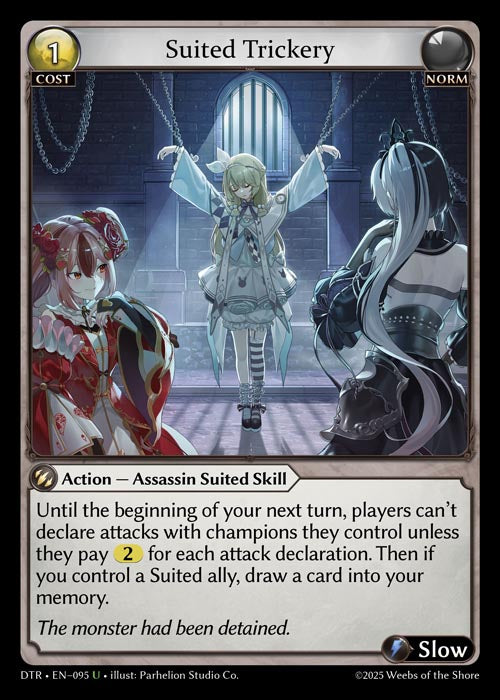 DTR-095 Suited Trickery (Uncommon)