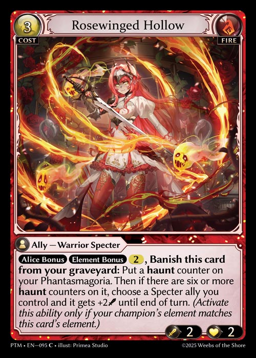 PTM-095 Rosewinged Hollow (Common)