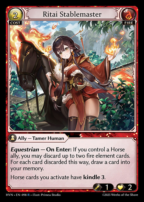 HVN-098Ritai Stablemaster (Rare)