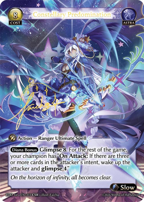 RDO 1st-313 Constellary Predomination (Collector Super Rare) – TCG Corner