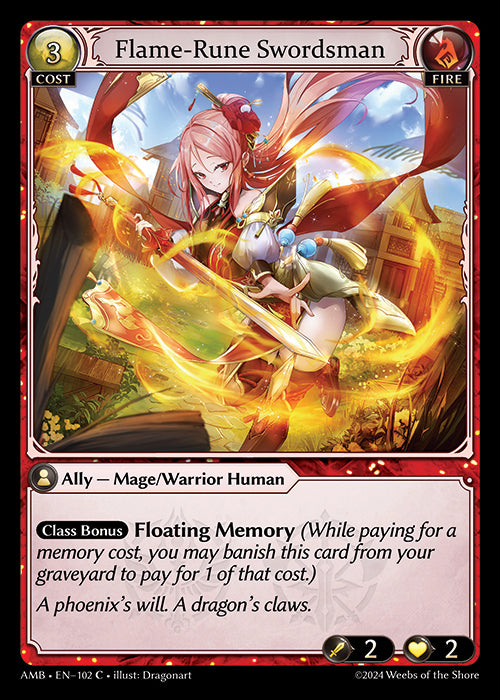 AMB-102 Flame-Rune Swordsman (C)
