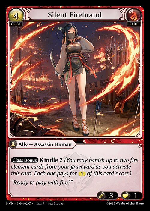 HVN-102Silent Firebrand (Common)