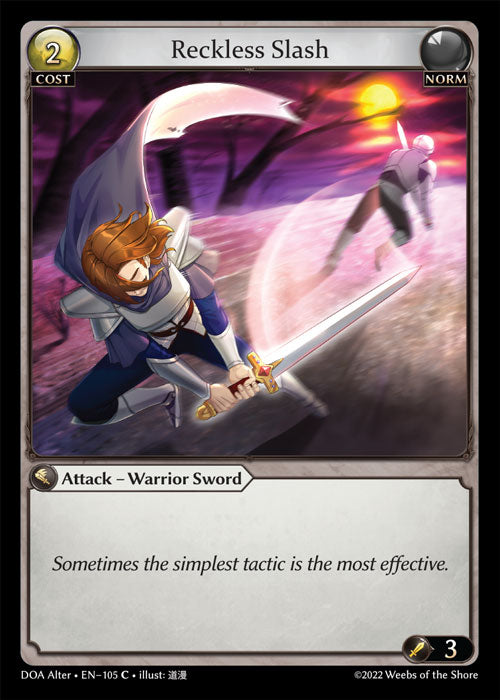 DOA Alter-105 Reckless Slash (Common)