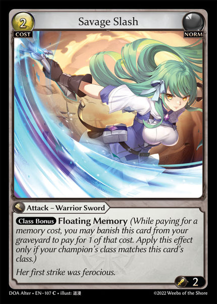 DOA Alter-107 Savage Slash (Common)