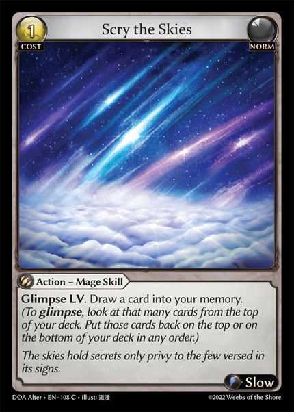 DOA Alter-108 Scry the Skies (Common)