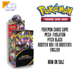 Pokemon Cards Game Mega-Evolution Pitch Black Booster Box (18 Boosters) English