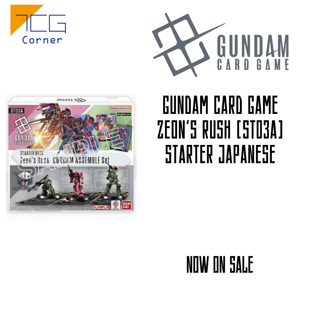 Gundam Card Game Zeon's Rush [ST03A] Starter Japanese