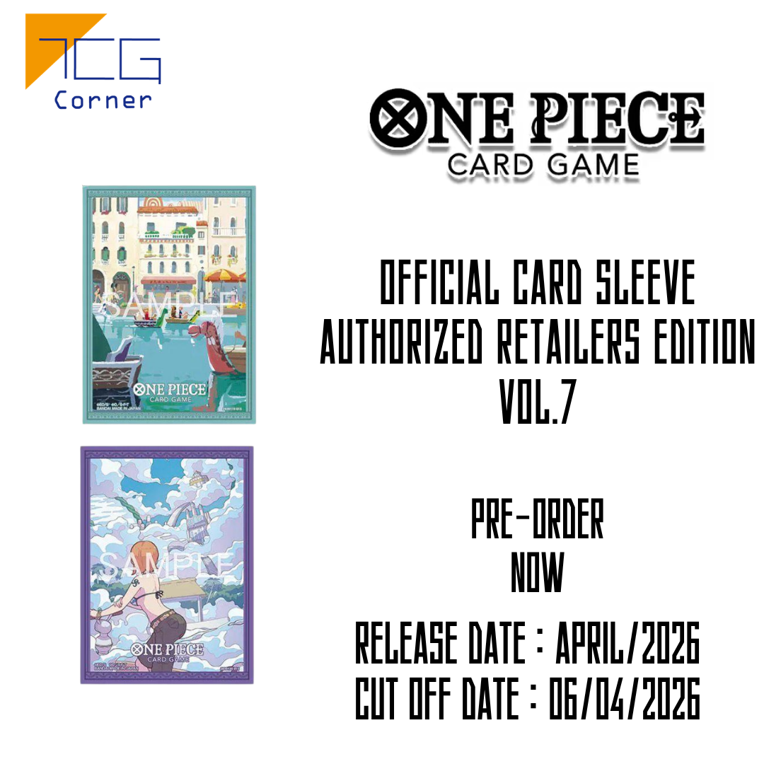 ONE PIECE CARD GAME OFFICIAL CARD SLEEVE AUTHORIZED RETAILERS EDITION vol.7 Pre-Order
