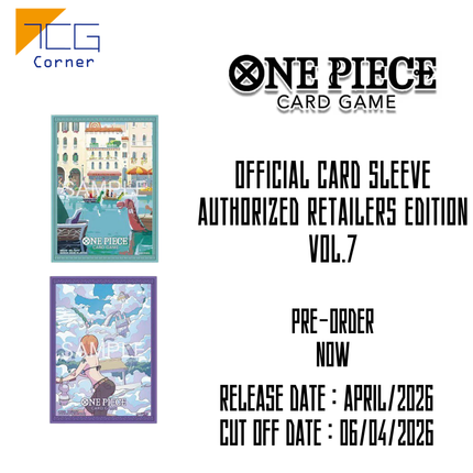 ONE PIECE CARD GAME OFFICIAL CARD SLEEVE AUTHORIZED RETAILERS EDITION vol.7 Pre-Order