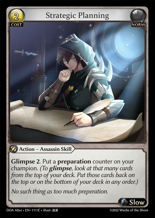 DOA Alter-111 Strategic Planning (Common)