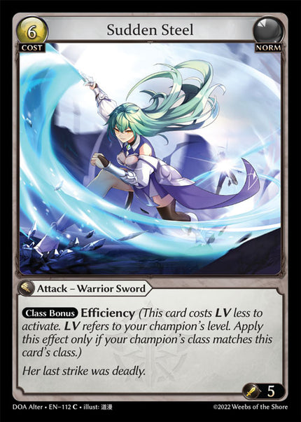 DOA Alter-112 Sudden Steel (Common)