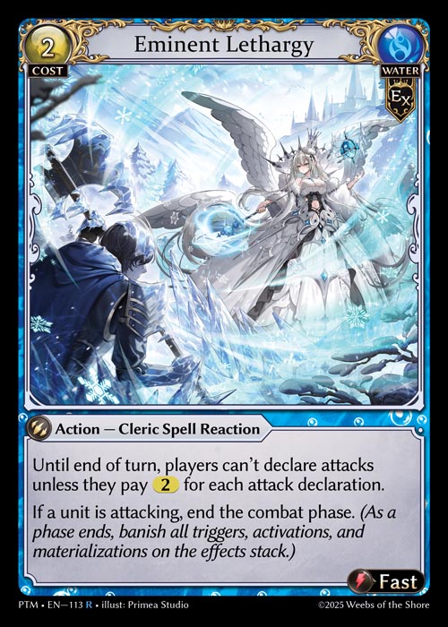 PTM-113 Eminent Lethargy (Rare)