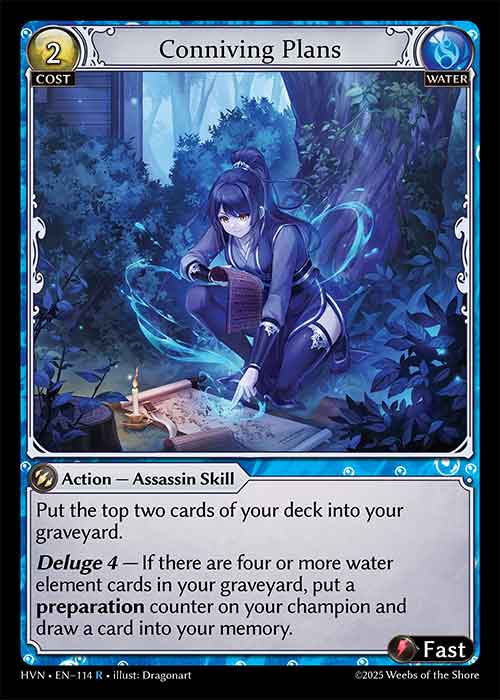 HVN-114Conniving Plans (Rare)