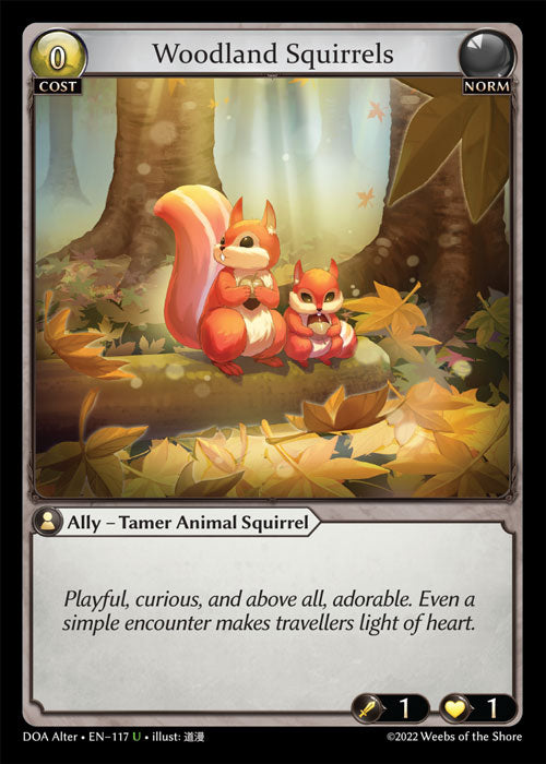 DOA Alter-117 Foil-Woodland Squirrels (Uncommon)