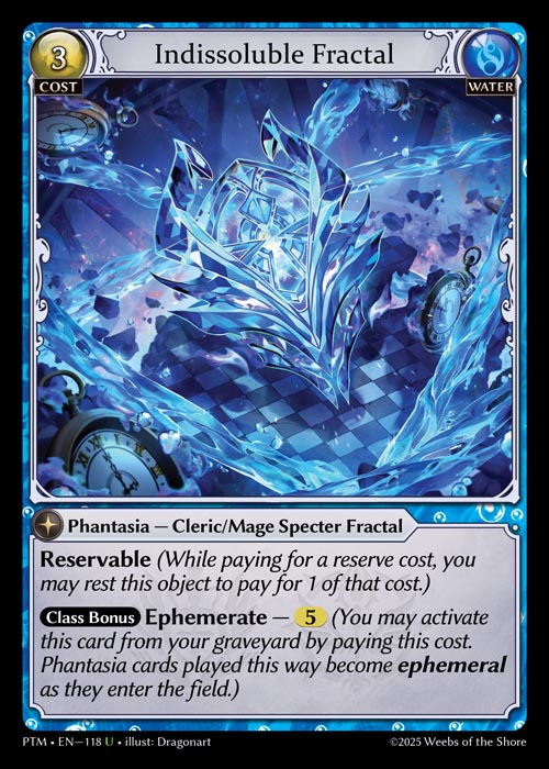 PTM-118 Curio Foil-Indissoluble Fractal (Uncommon)