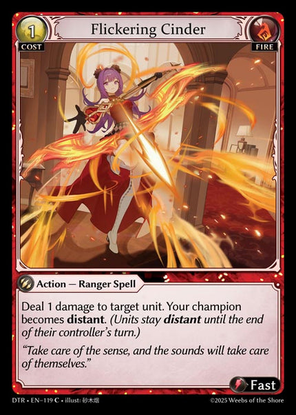 DTR-119 Flickering Cinder (Common)