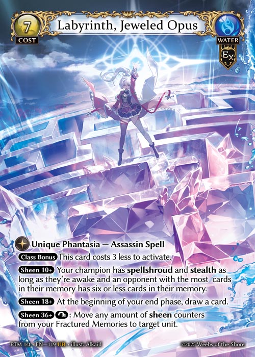 PTM 1st-119 Foil-Labyrinth, Jeweled Opus (Ultra Rare)