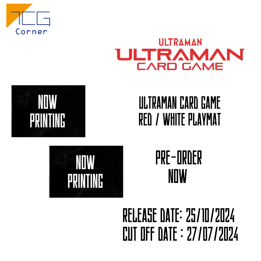 Ultraman Card Game Red / White Playmat Pre-Order – TCG Corner