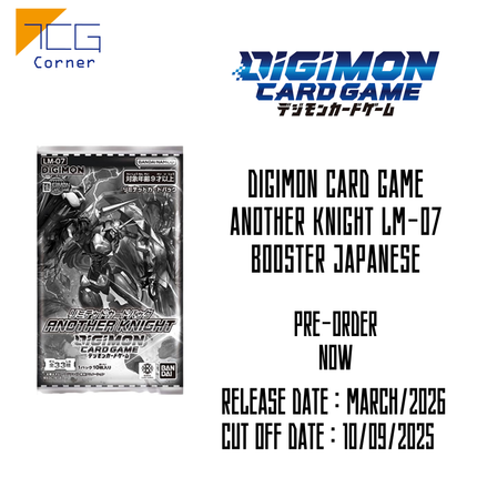 Digimon Card Game ANOTHER KNIGHT LM-07 Booster Japanese Pre-Order
