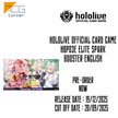 Hololive Official Card Game hBP03e Elite Spark Booster English Edition Pre-Order