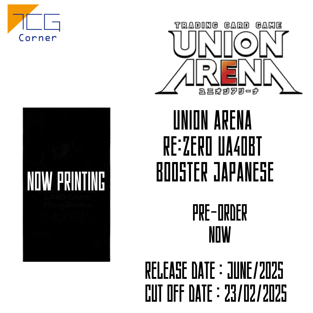 Union Arena  Re:Zero UA40BT  Booster Japanese Pre-Order