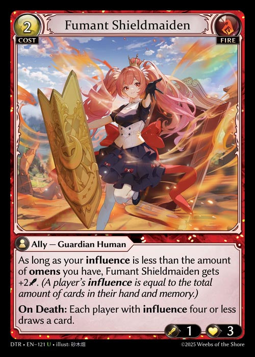 DTR-121 Fumant Shieldmaiden (Uncommon)