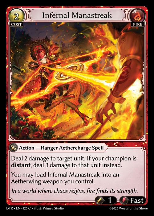 DTR-125 Infernal Manastreak (Common)