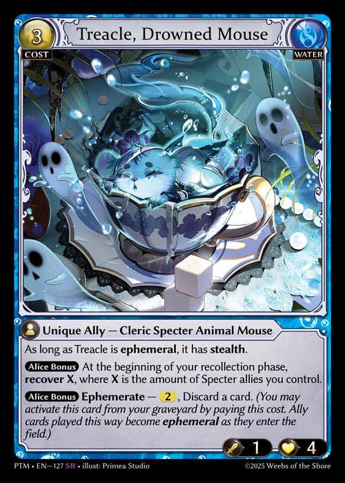 PTM-127 Treacle, Drowned Mouse (Super Rare)
