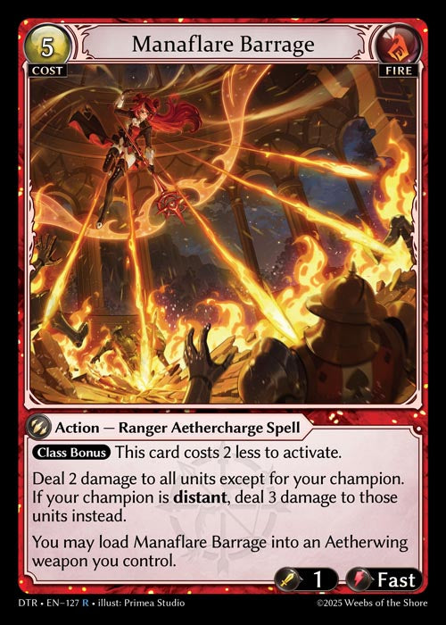 DTR-127 Manaflare Barrage (Rare)