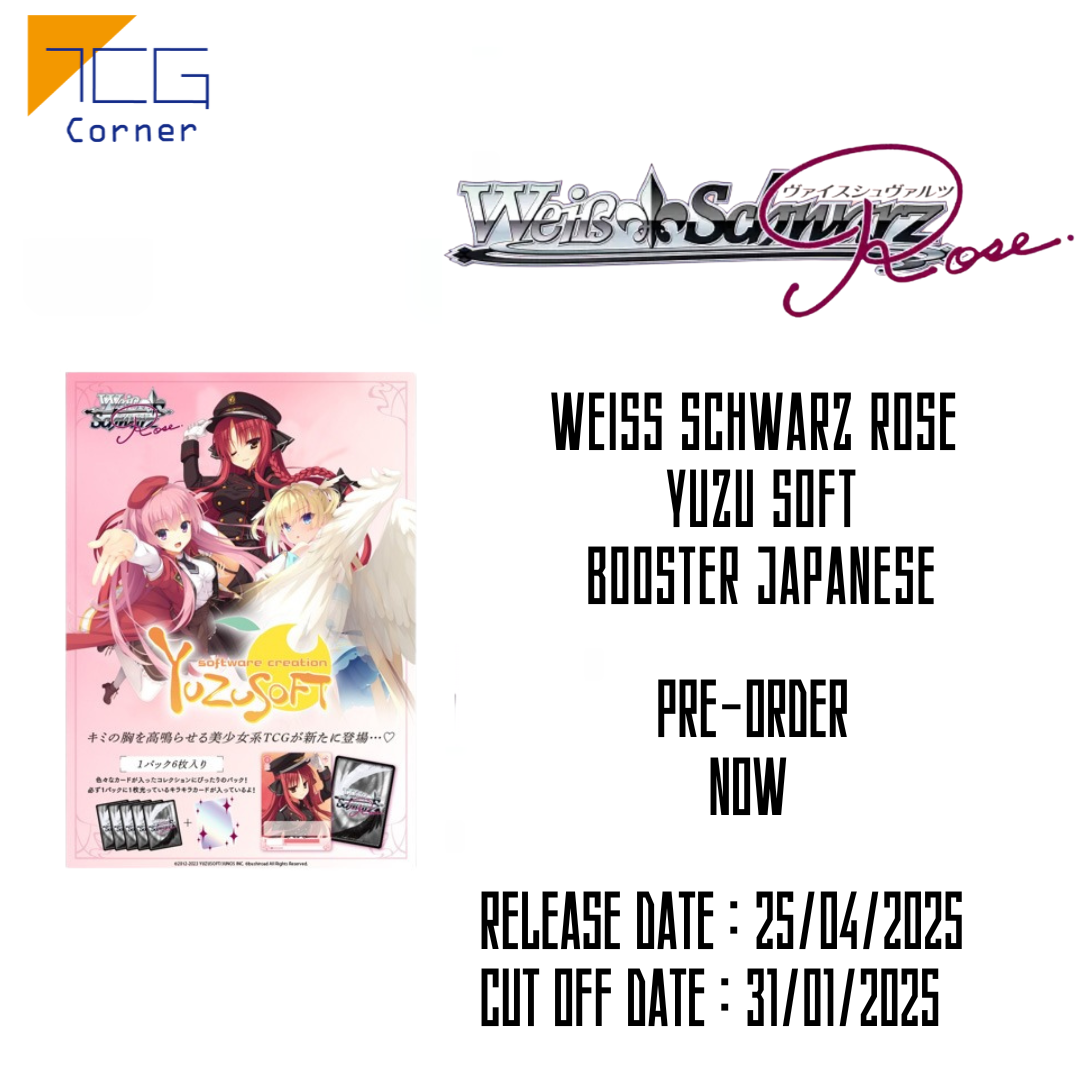 Weiss Schwarz Rose YUZU SOFT Booster Japanese Pre-Order