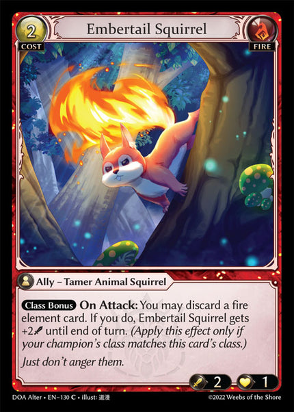 DOA Alter-130 Embertail Squirrel (Common)