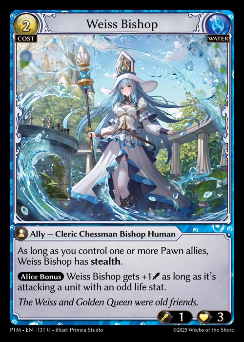 PTM-131 Weiss Bishop (Uncommon)