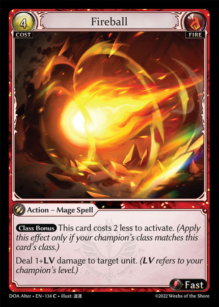DOA Alter-134 Fireball (Common)