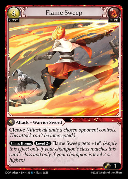 DOA Alter-135 Flame Sweep (Rare)