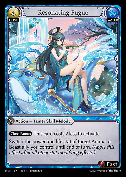 HVN-136Resonating Fugue (Super Rare)