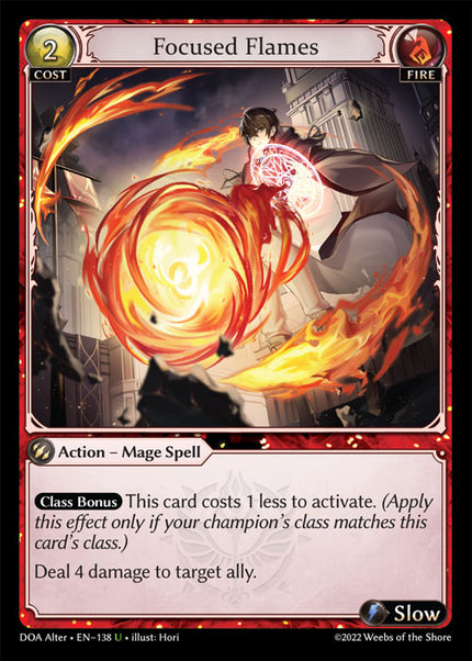 DOA Alter-138 Focused Flames (Uncommon)