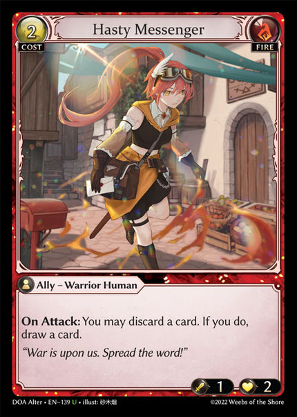 DOA Alter-139 Hasty Messenger (Uncommon)