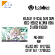 Hololive Official Card Game hOCG-hSD06e Kazama Iroha Starter English Edition Pre-Order
