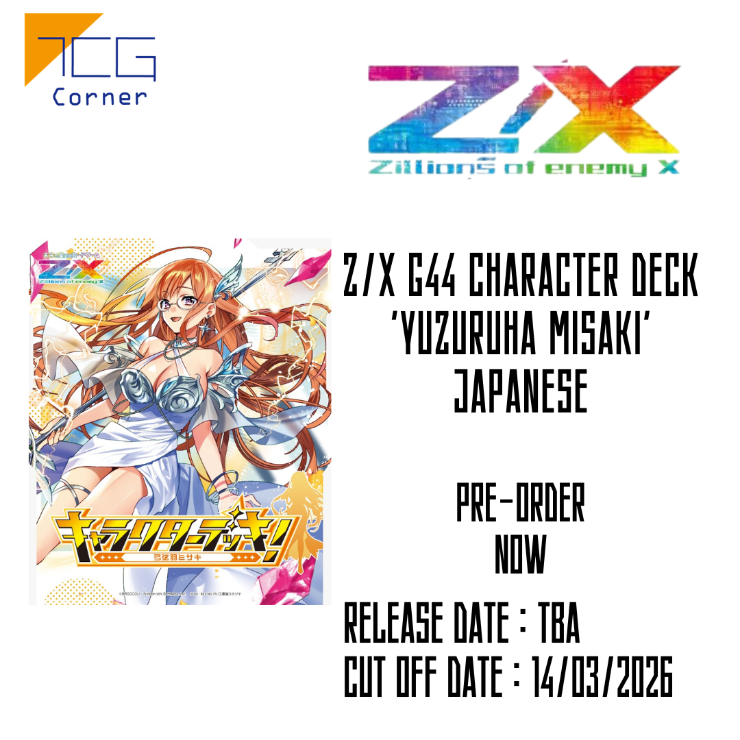 Z/X G44 CHARACTER DECK 'YUZURUHA MISAKI' Japanese Pre-Order