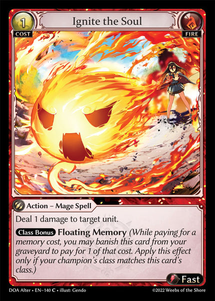 DOA Alter-140 Ignite the Soul (Common)