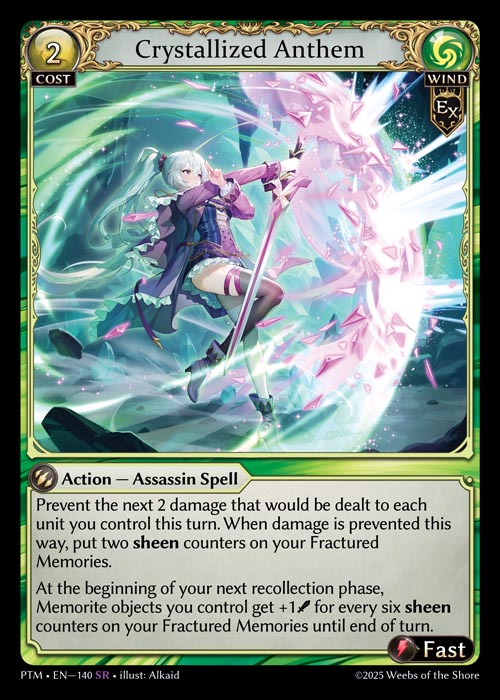 PTM-140 Crystallized Anthem (Super Rare)