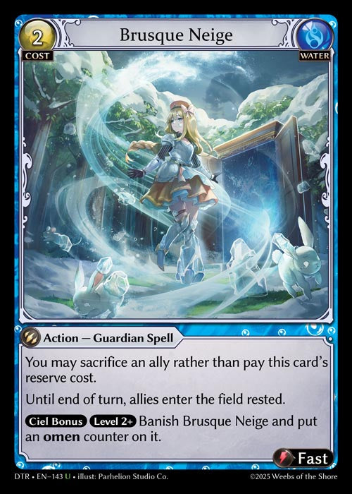 DTR-143 Brusque Neige (Uncommon)