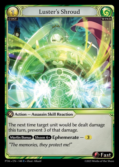 PTM-148 Luster's Shroud (Rare)