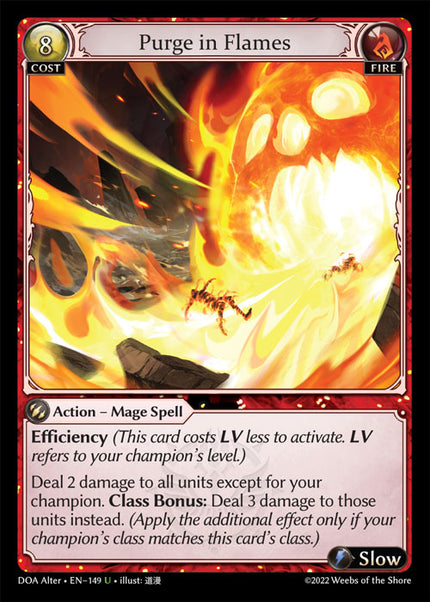 DOA Alter-149 Purge in Flames (Uncommon)