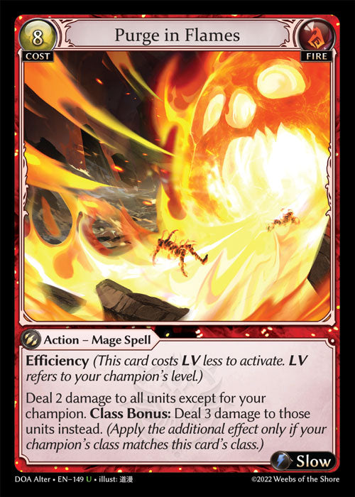 DOA Alter-149 Purge in Flames (Uncommon)