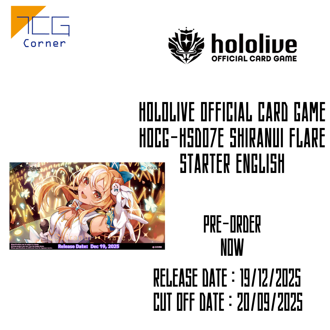 Hololive Official Card Game hOCG-hSD07e Shiranui Flare Starter English Edition Pre-Order