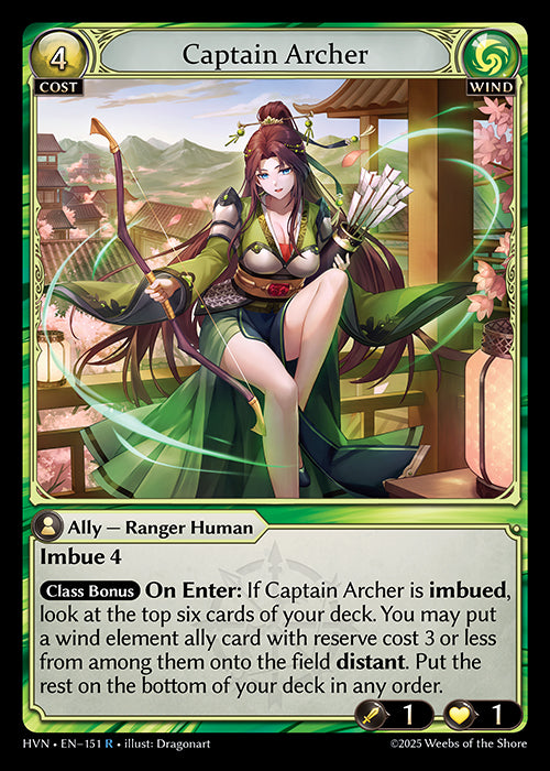 HVN-151Captain Archer (Rare)