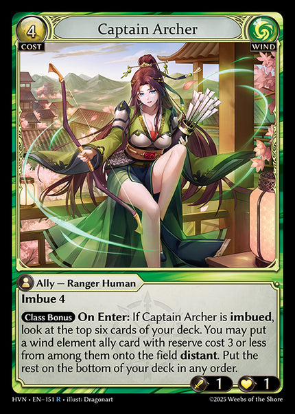 HVN-151Captain Archer (Rare)