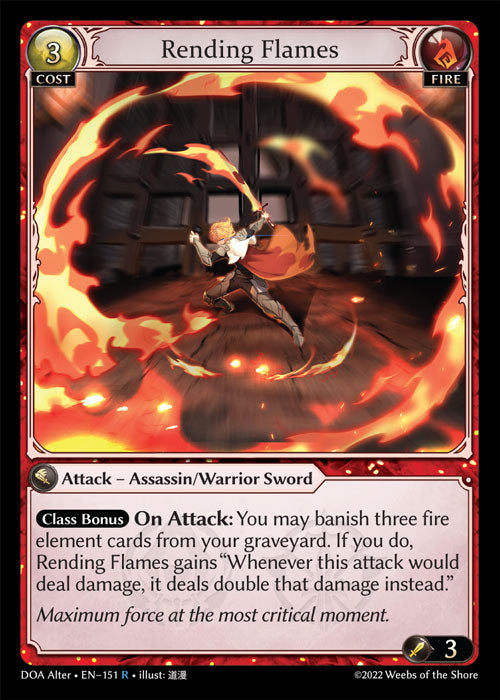 DOA Alter-151 Rending Flames (Rare)